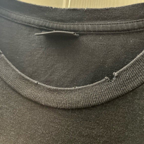 DIESEL T-Diegos-A7 Wolves And mountain print black T-Shirt - Picture 7 of 14